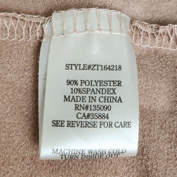 ZSupply Pink Faux Suede Tee - Picture 10 of 12